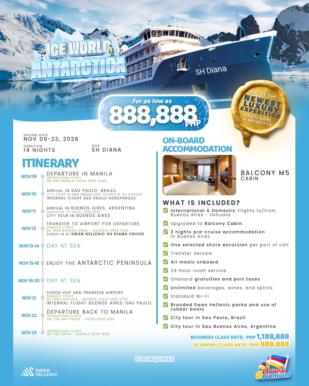 Antarctica tour package 1 — Claor Travel
