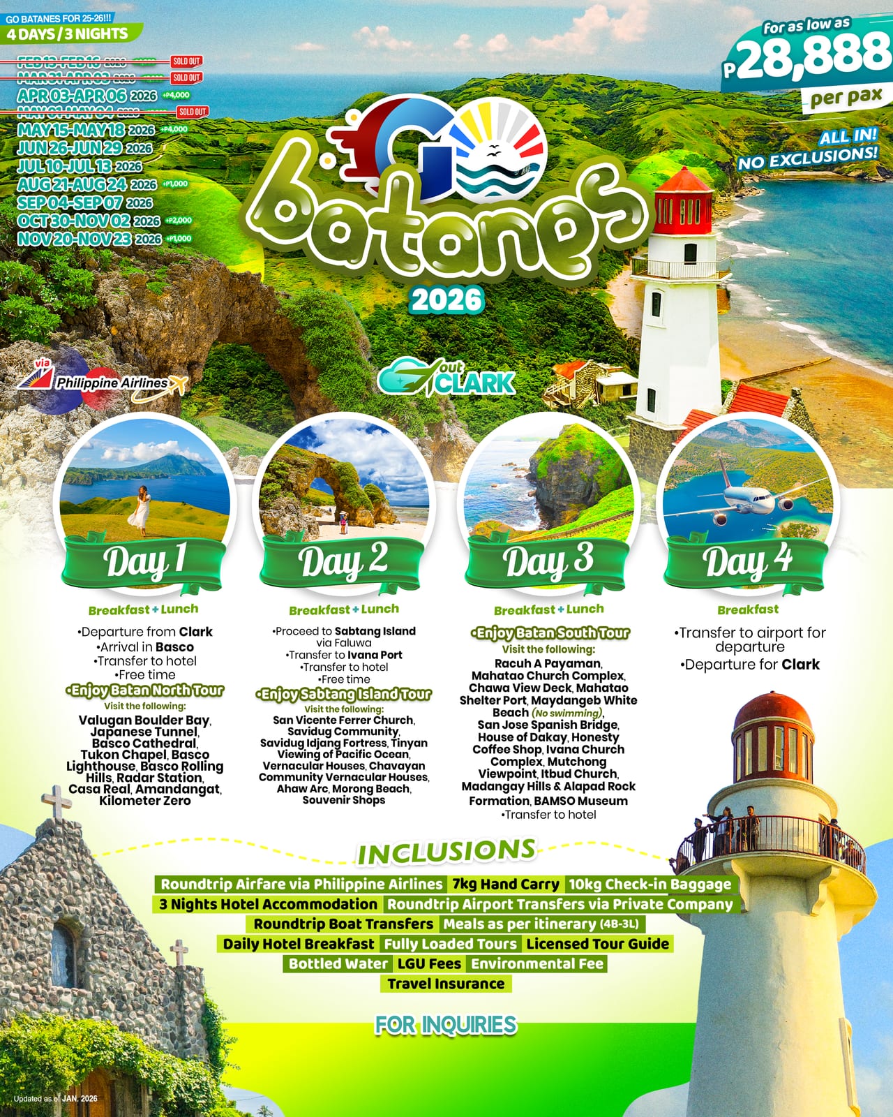 Batanes tour package — Batanes Batanes | Claor Travel & Tours
