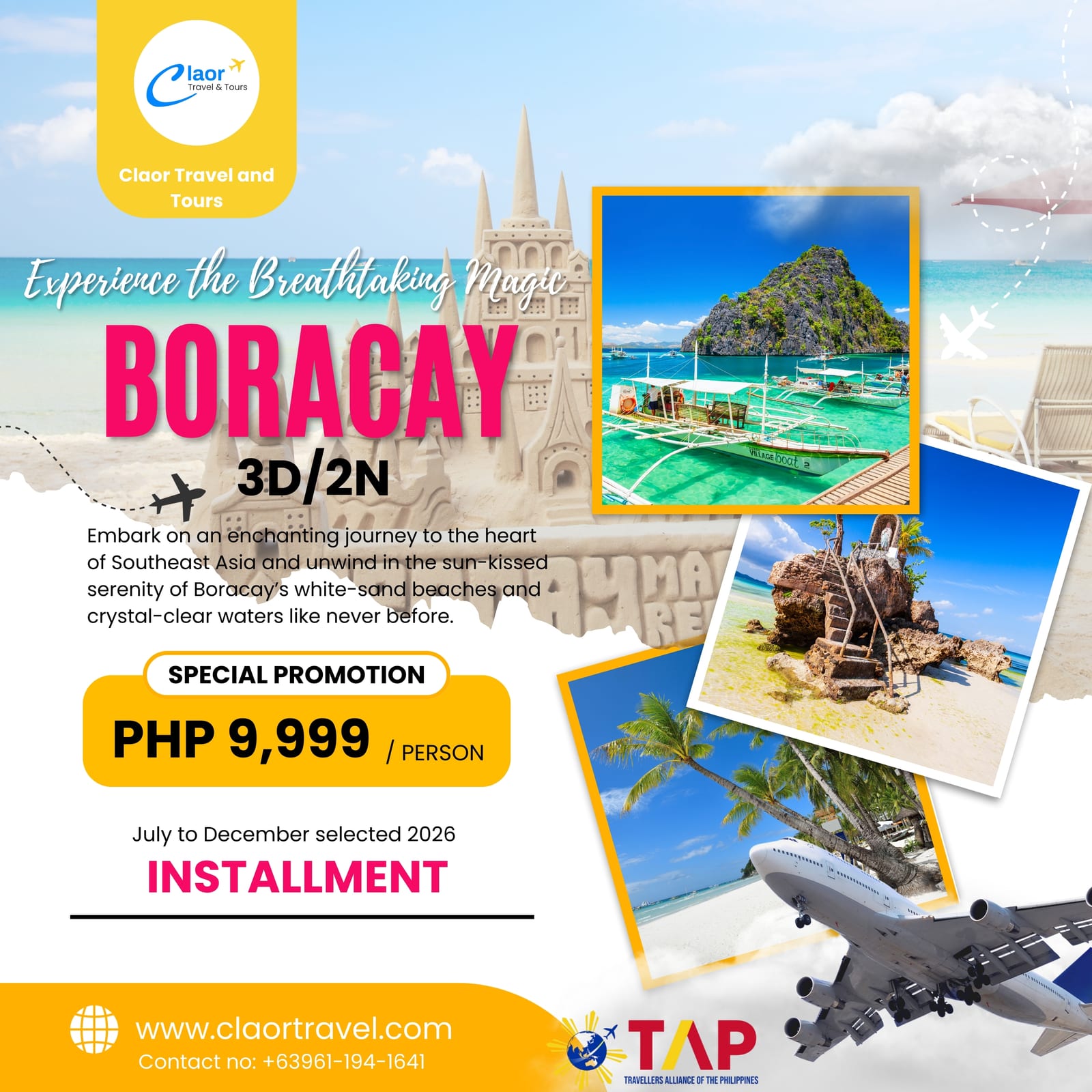 Boracay tour package | Claor Travel & Tours