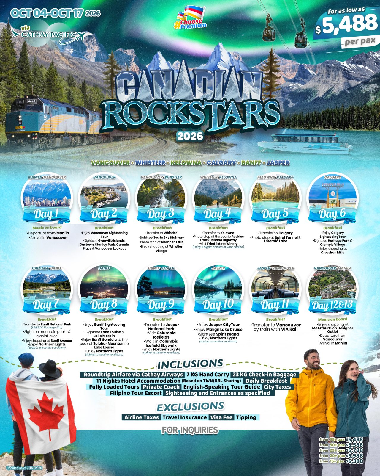 Canada tour package 1 — Claor Travel
