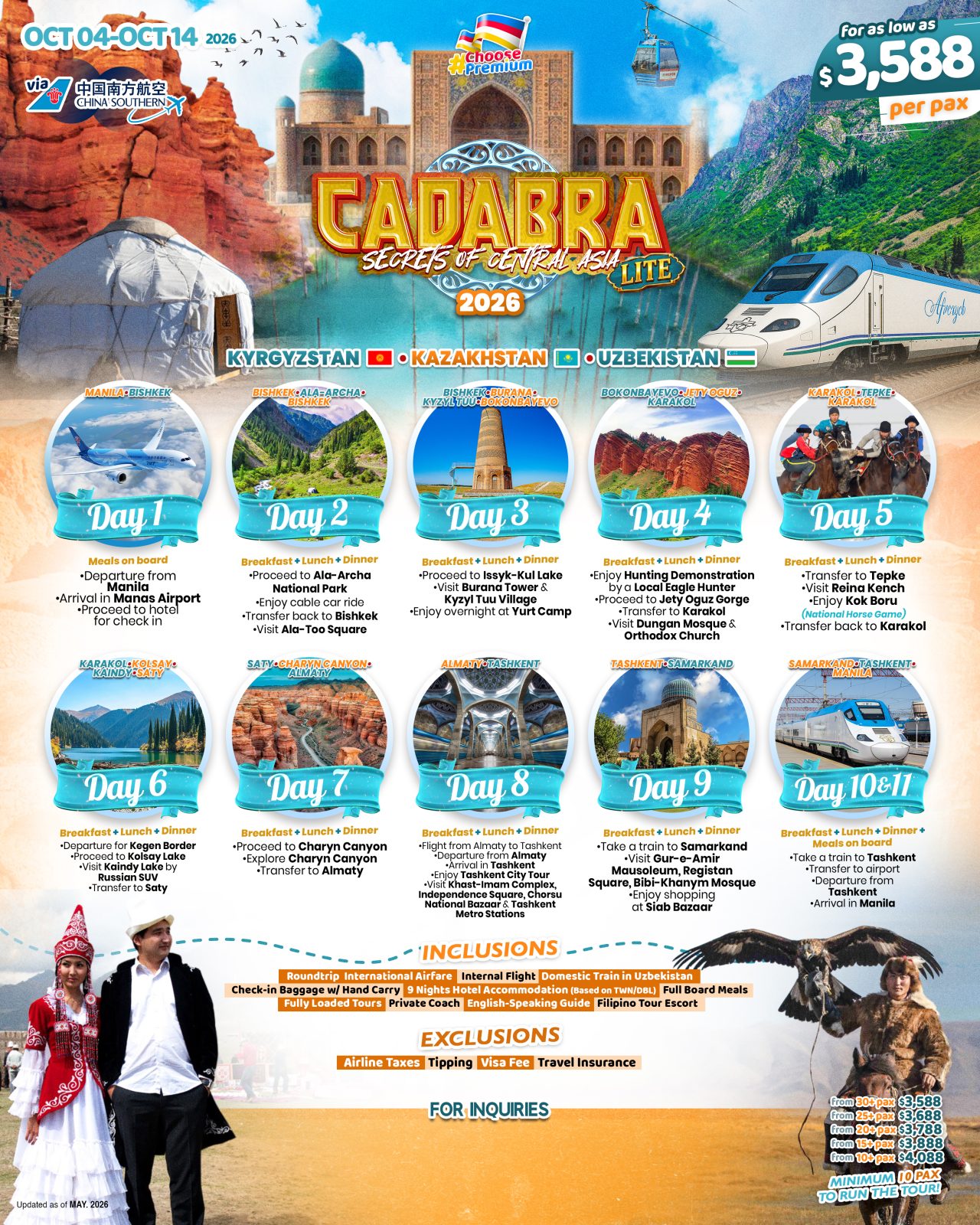 Central Asia tour package 1 — Claor Travel