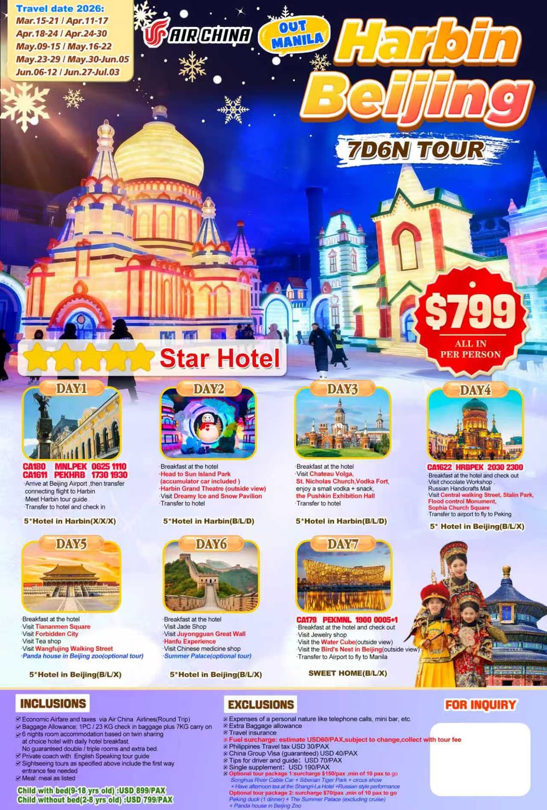 China tour package — Bjhrb | Claor Travel & Tours