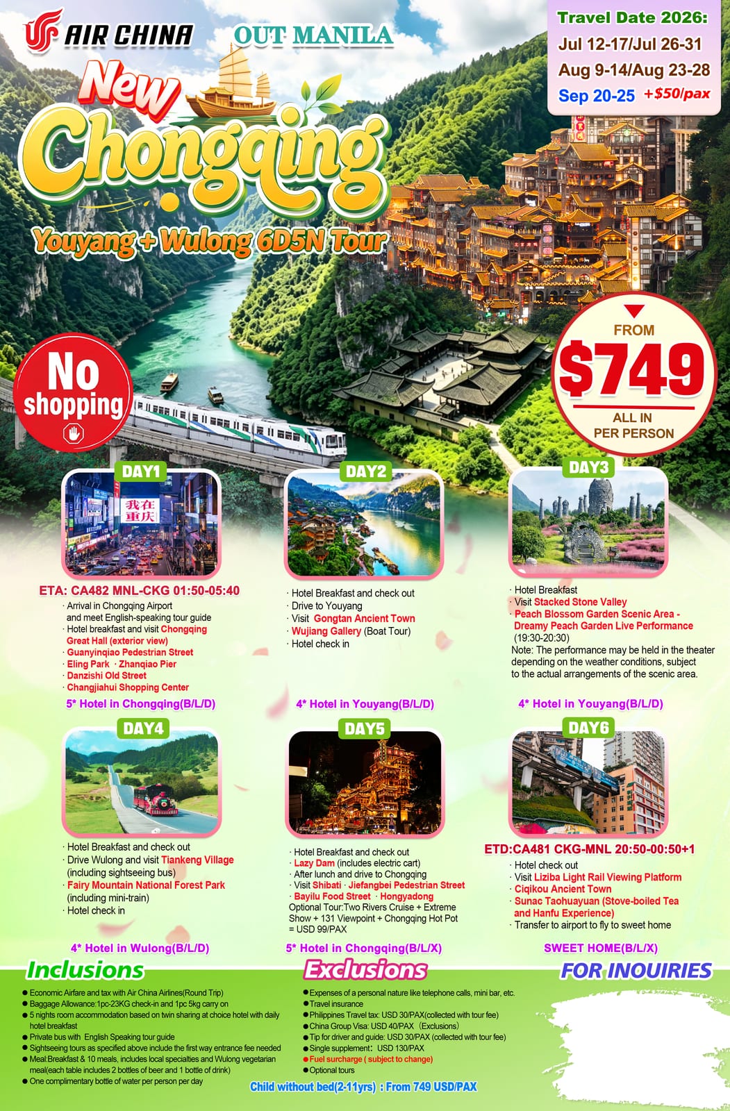 China tour package — Ckg | Claor Travel & Tours