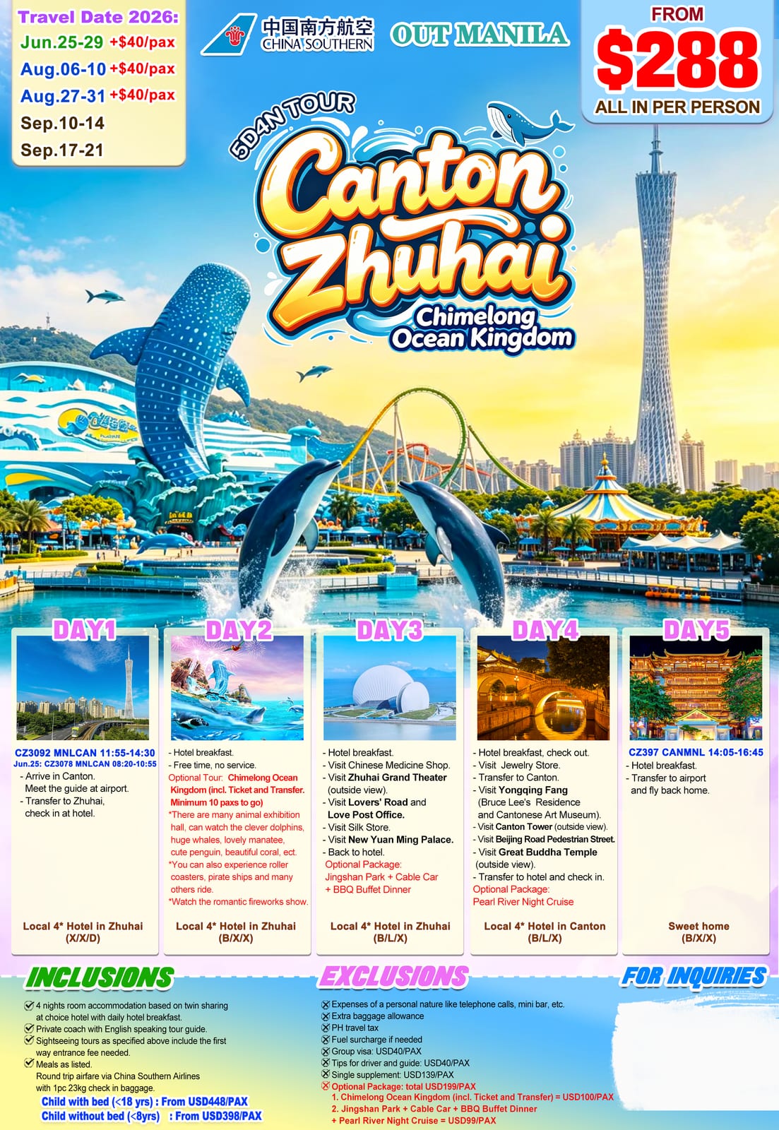China tour package — Cok | Claor Travel & Tours