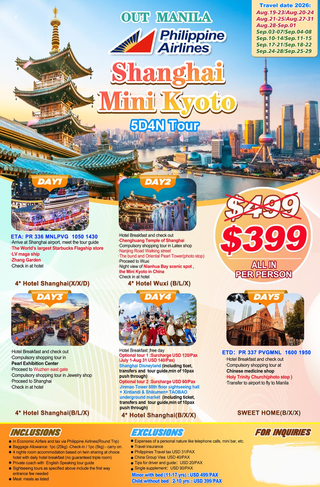China tour package — Shmk | Claor Travel & Tours
