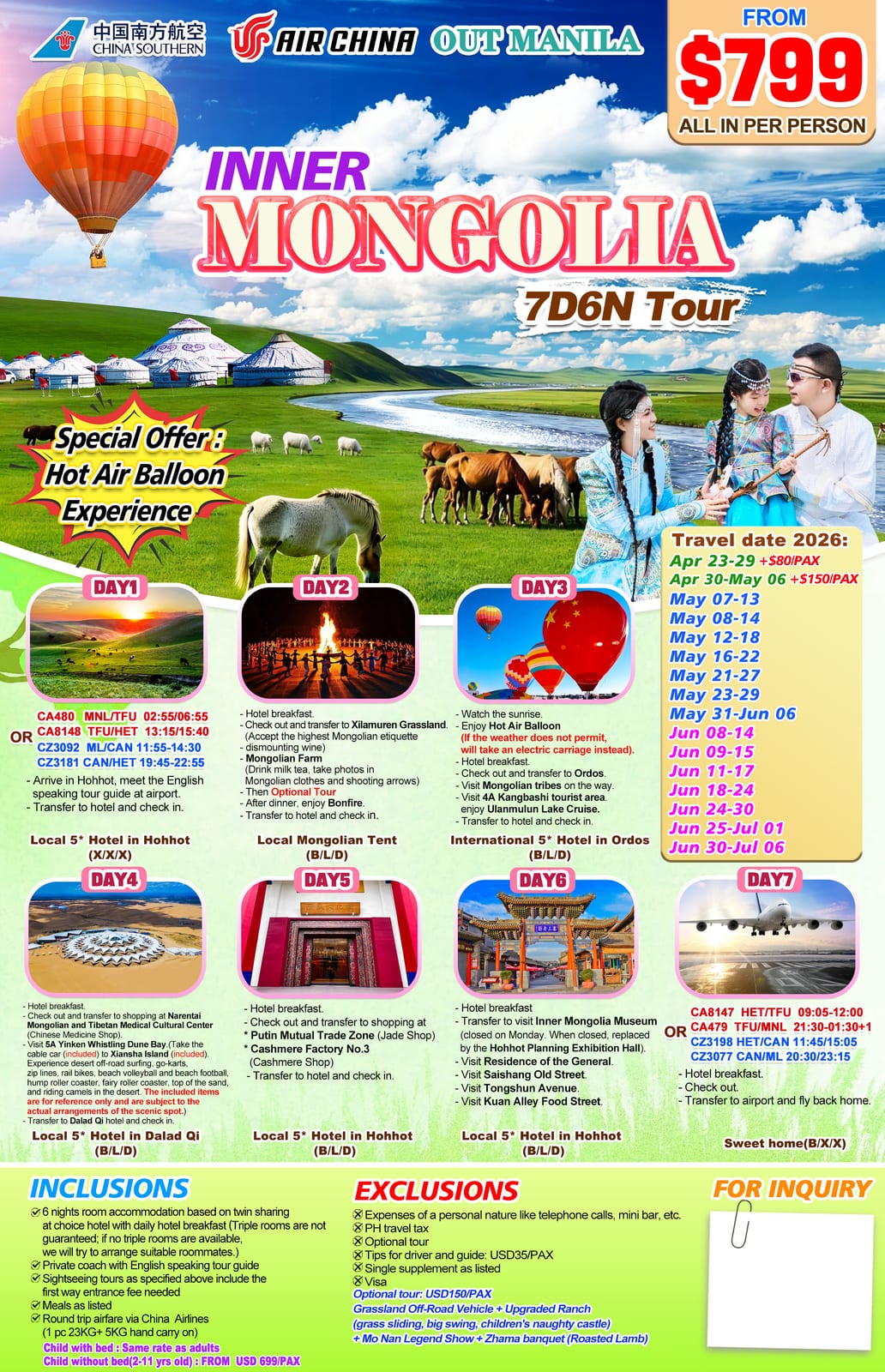 China tour package — Uosim | Claor Travel & Tours