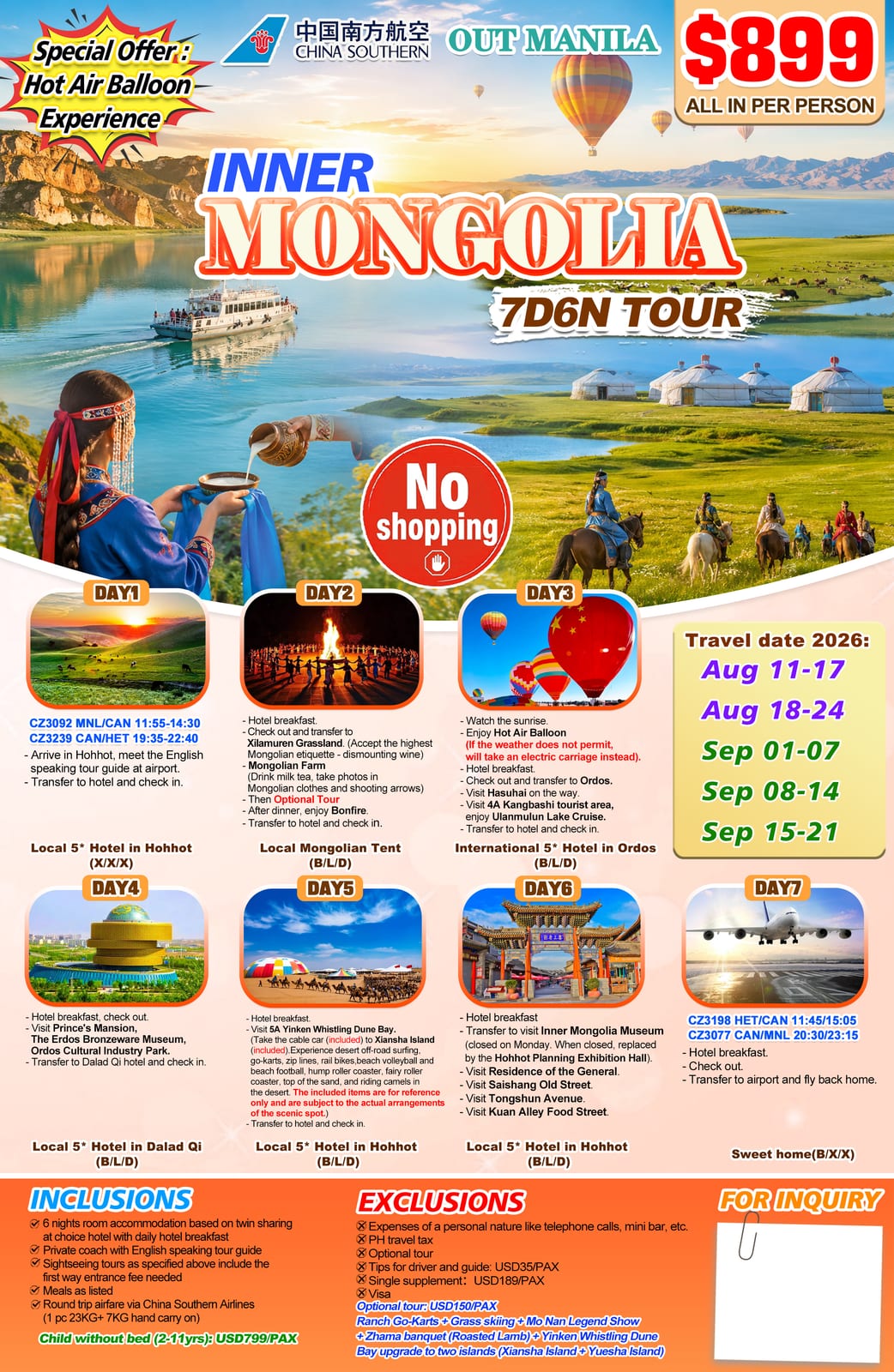 China tour package — Uosim | Claor Travel & Tours
