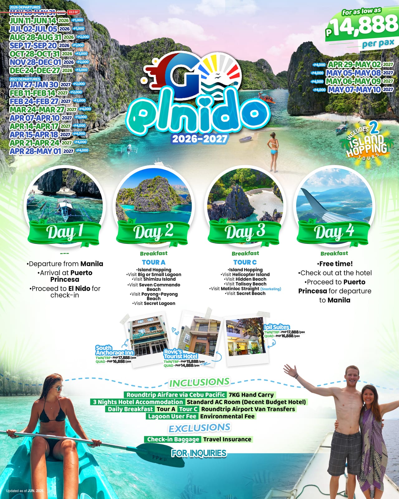 El Nido, Palawan tour package — Nido Nido | Claor Travel & Tours