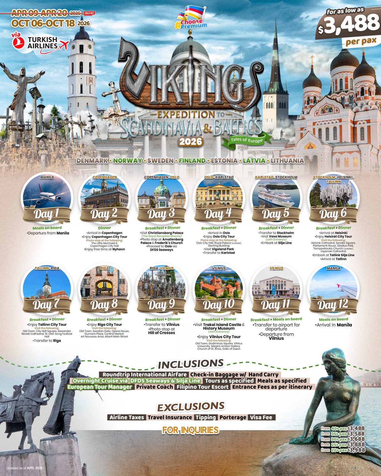 Europe tour package 6 — Claor Travel