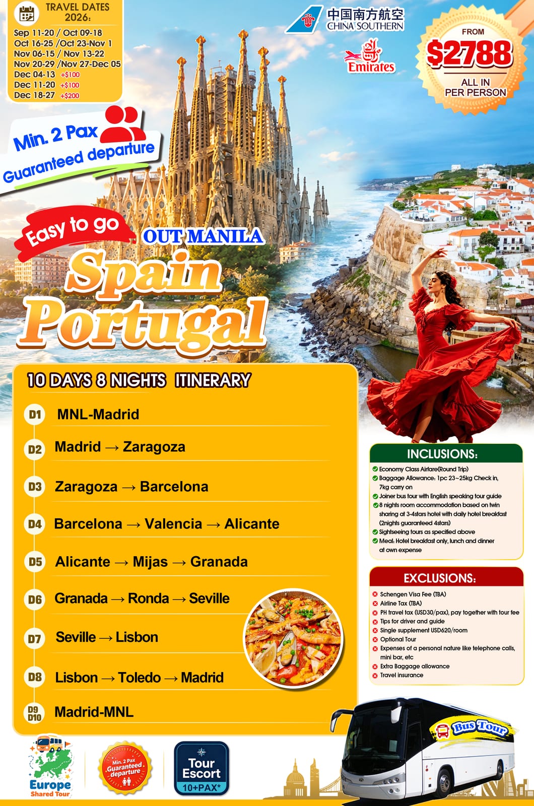 Europe tour package — Euesp | Claor Travel & Tours