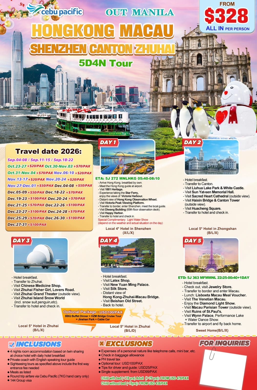 Hong Kong tour package — Mhm | Claor Travel & Tours