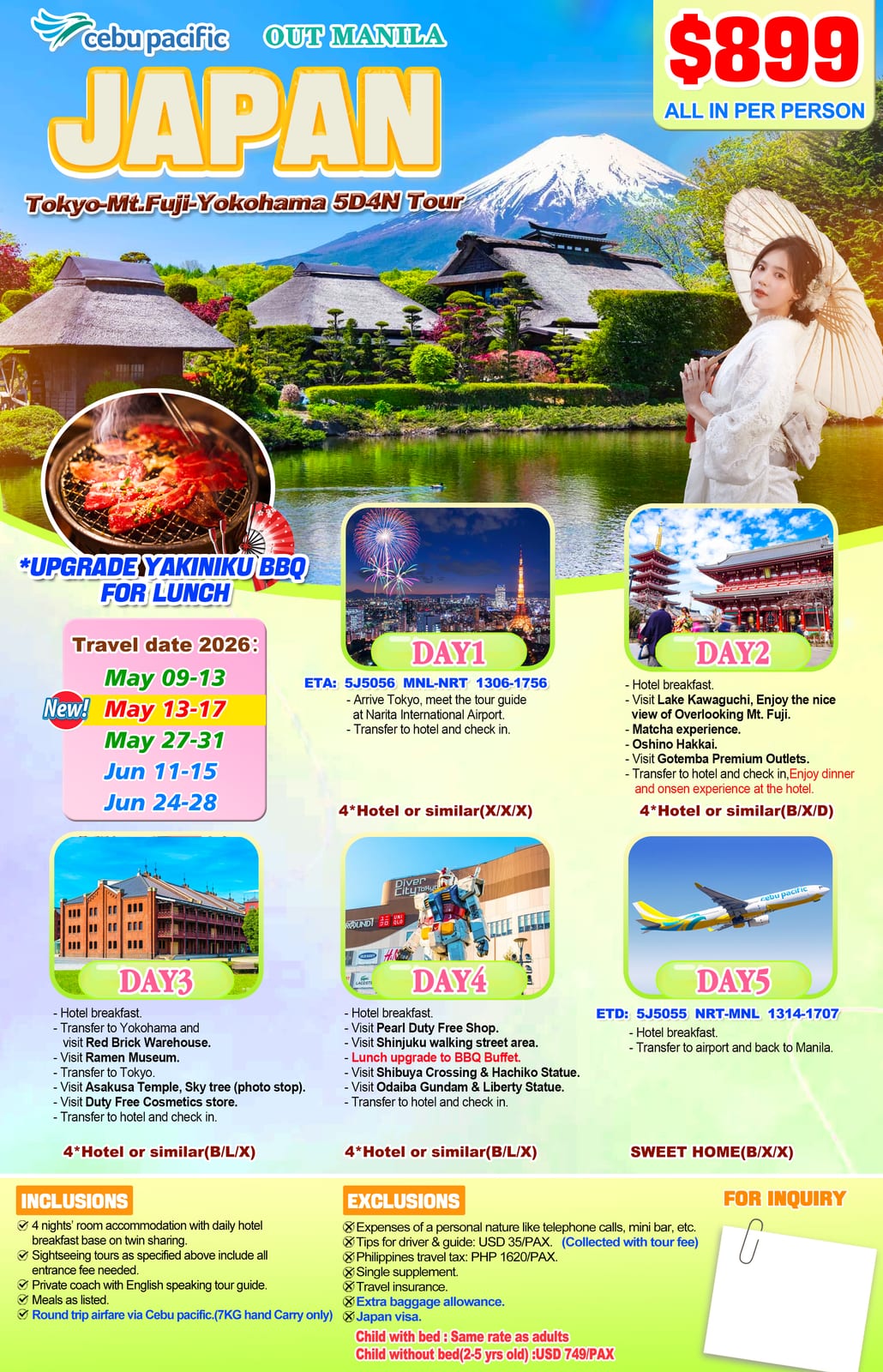 Japan tour package — Uosjp | Claor Travel & Tours