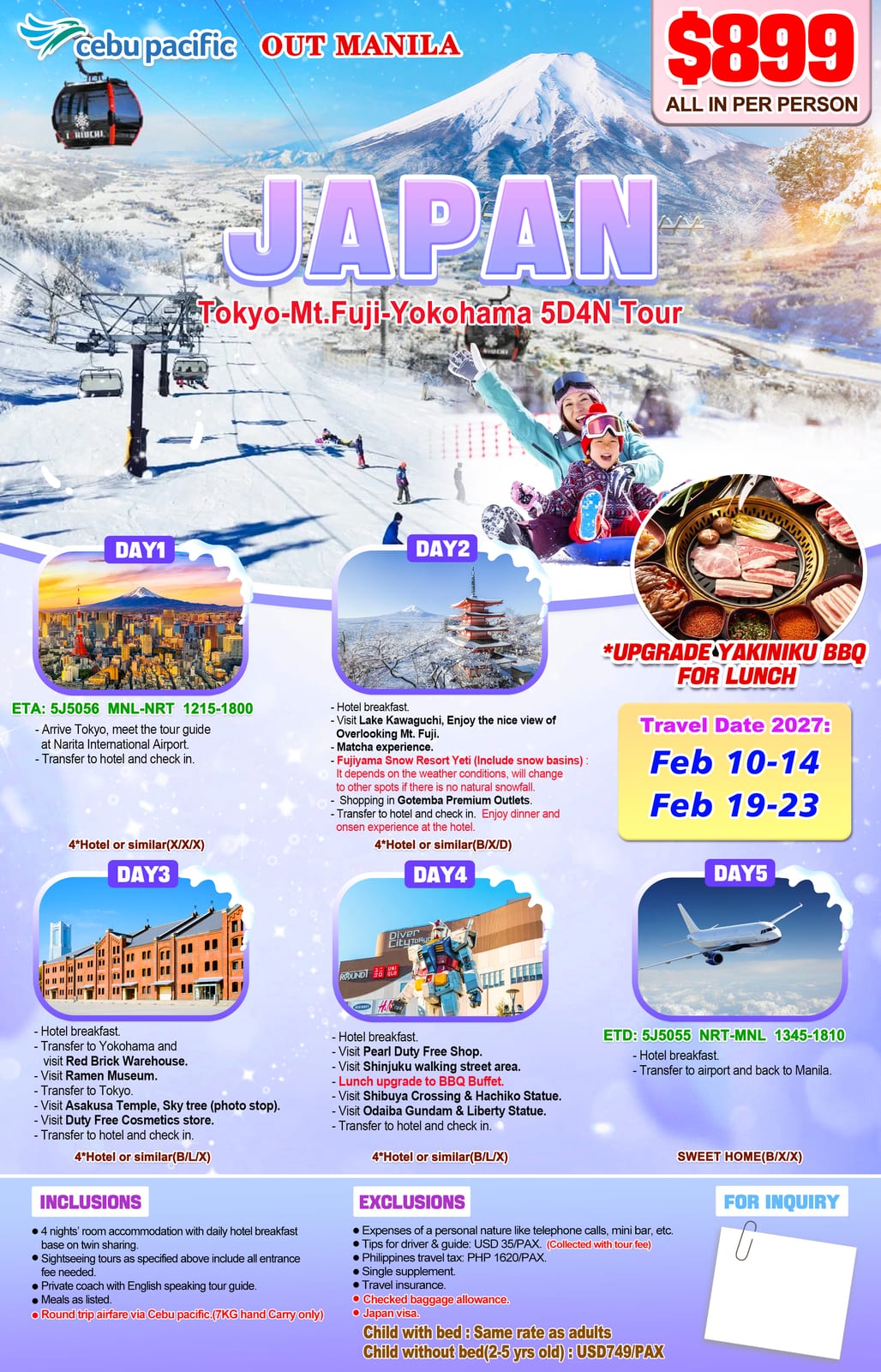 Japan tour package — Uosjp | Claor Travel & Tours