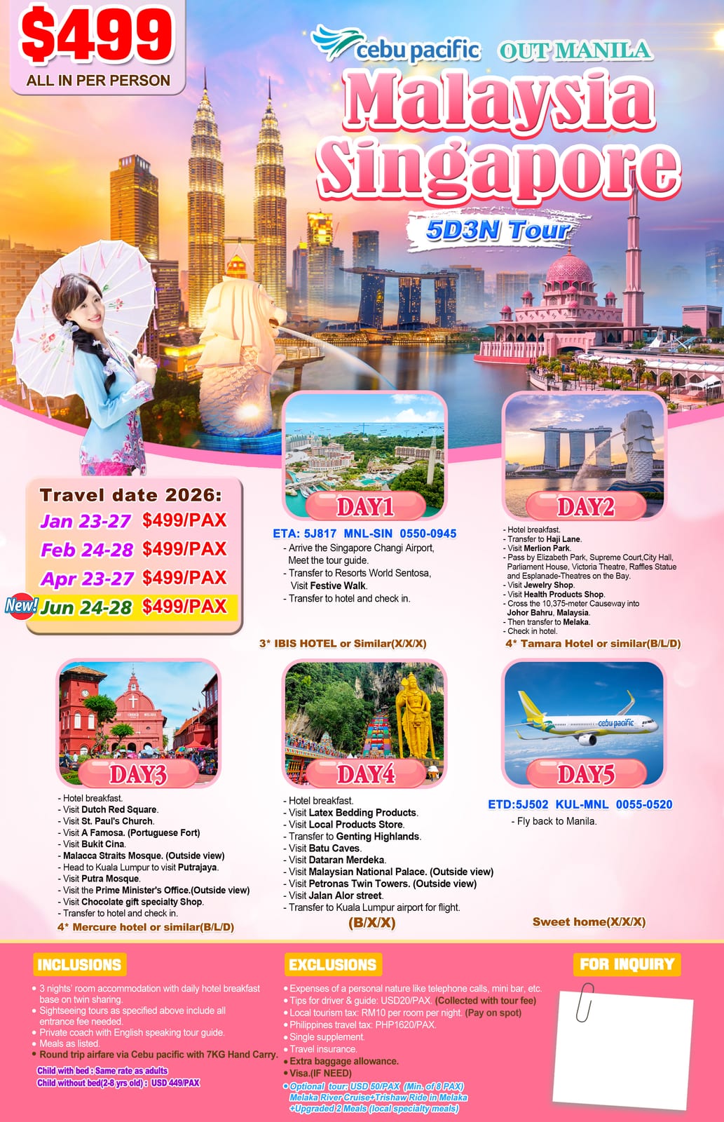 Singapore tour package — Uossm | Claor Travel & Tours