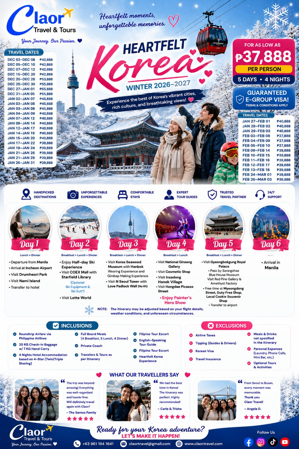South Korea tour package 2 — Claor Travel