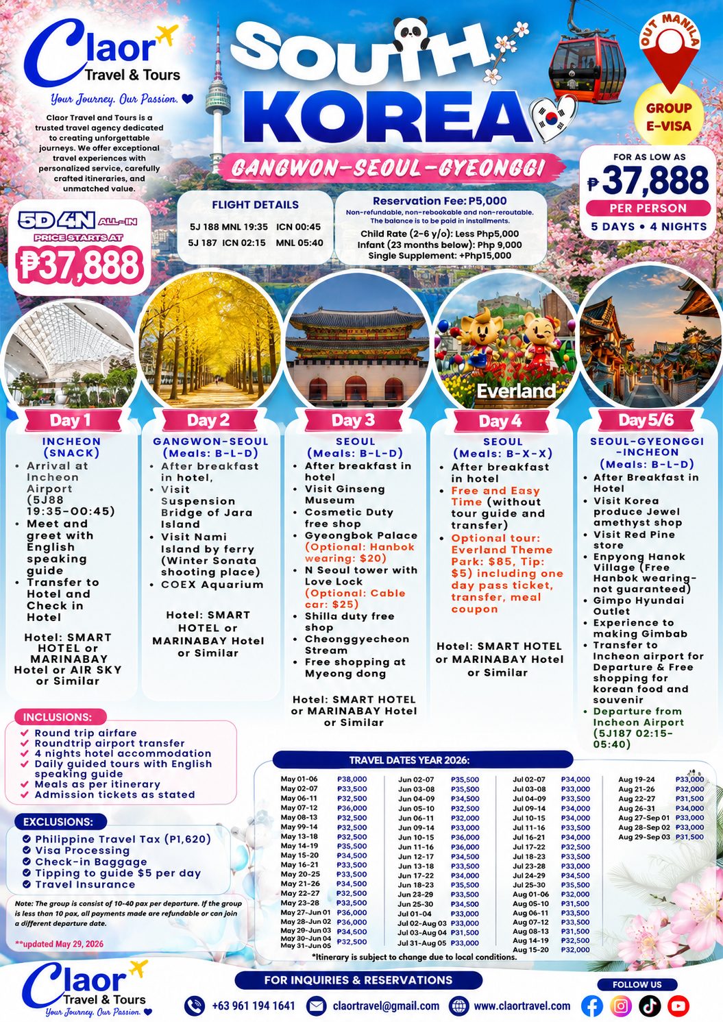 South Korea tour package 5 — Claor Travel