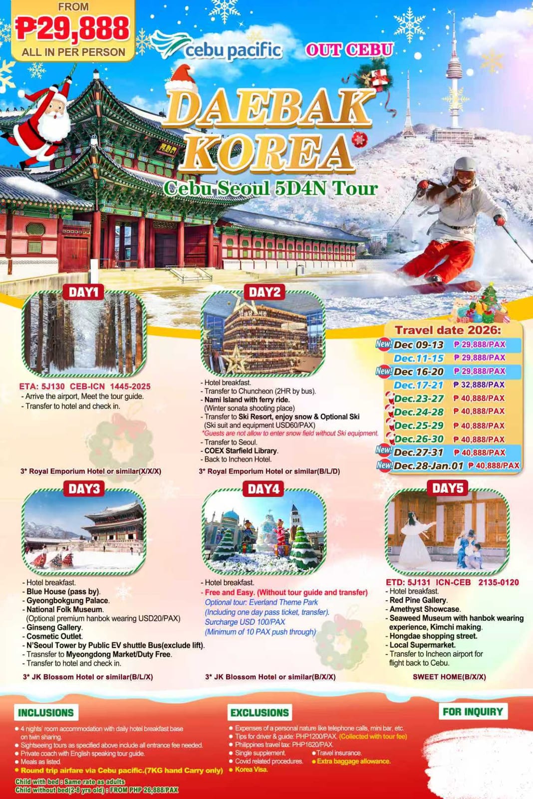 South Korea tour package — Uoskr | Claor Travel & Tours