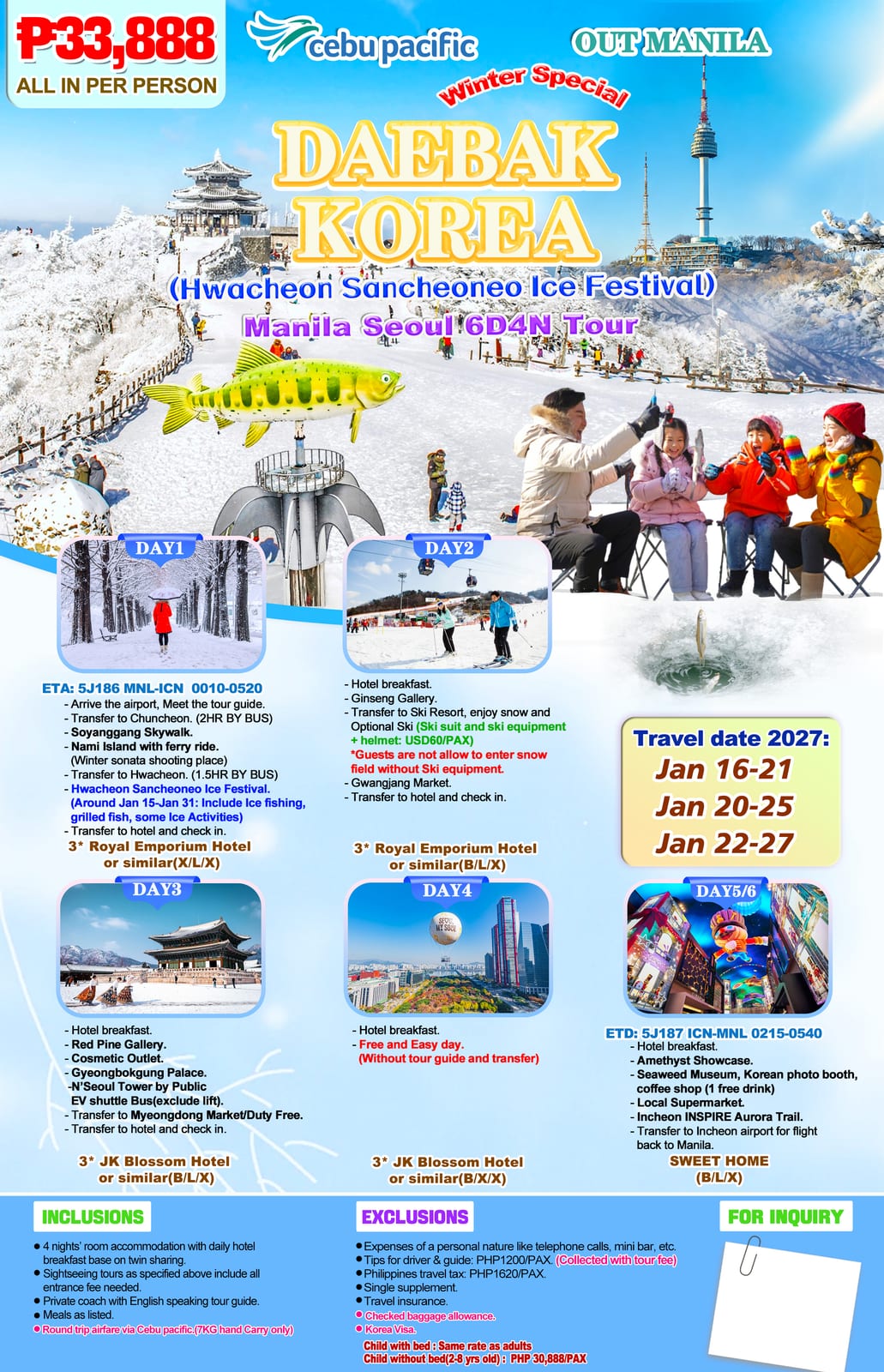 South Korea tour package — Uoskr | Claor Travel & Tours