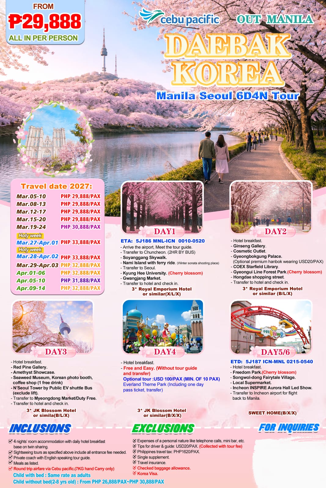 South Korea tour package — Uoskr | Claor Travel & Tours