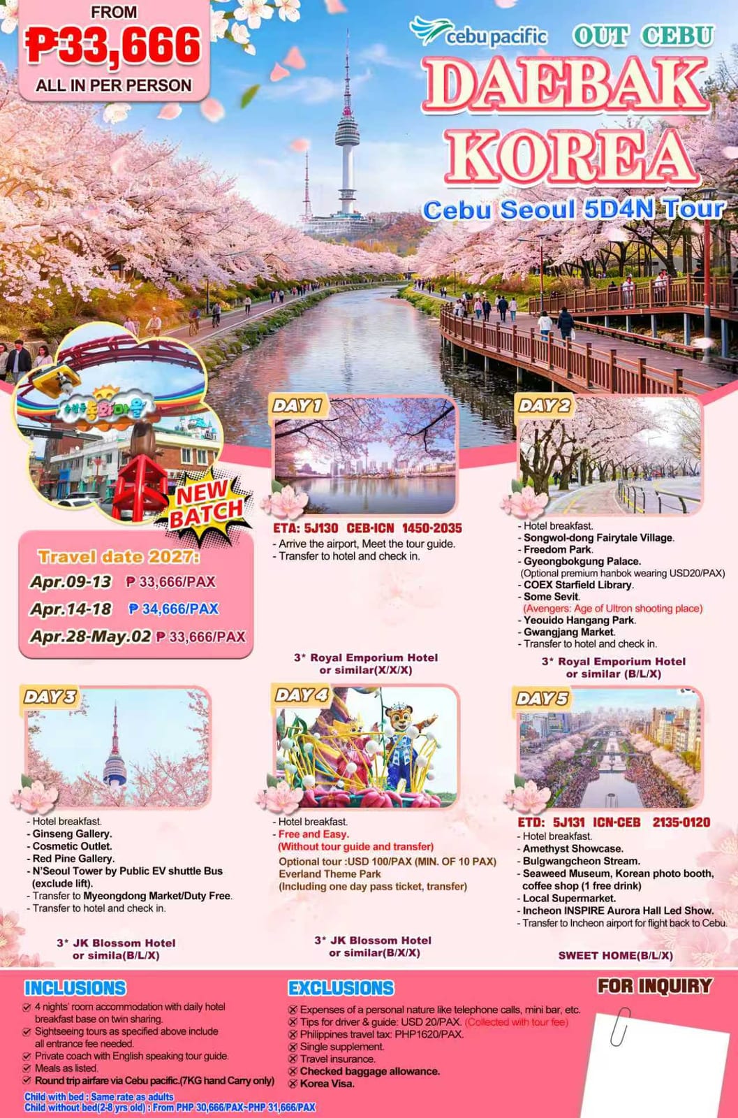 South Korea tour package — Uoskr | Claor Travel & Tours