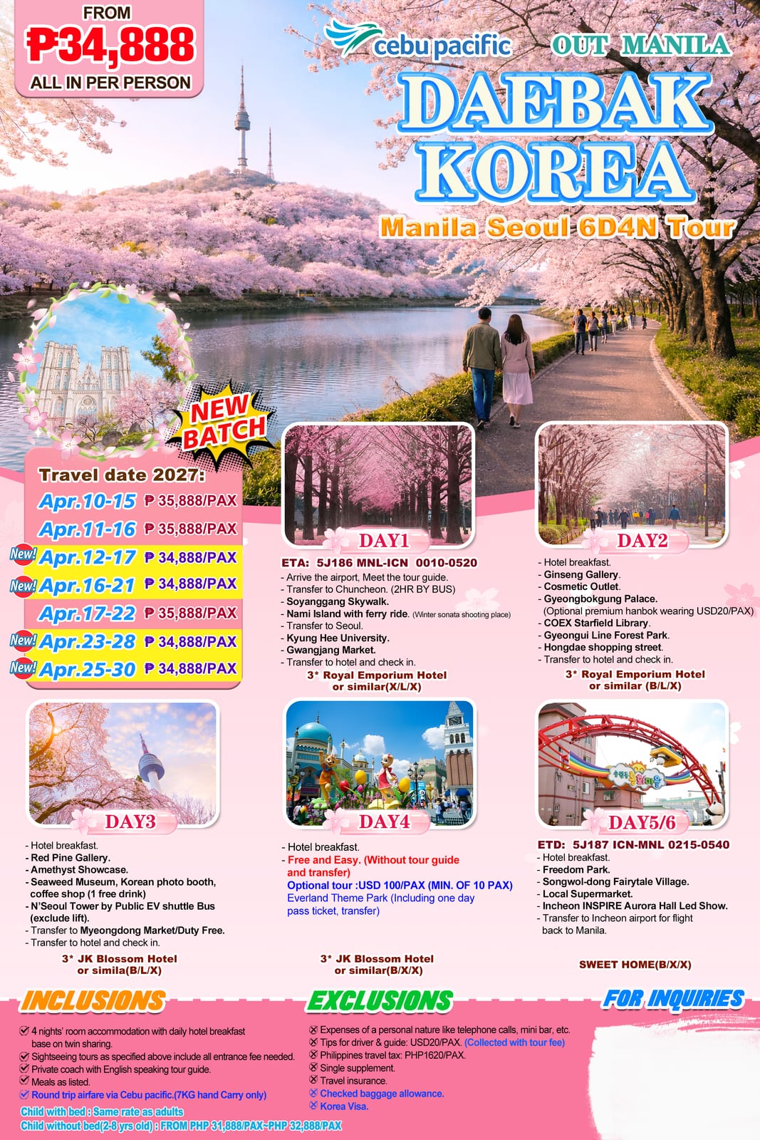 South Korea tour package — Uoskr | Claor Travel & Tours