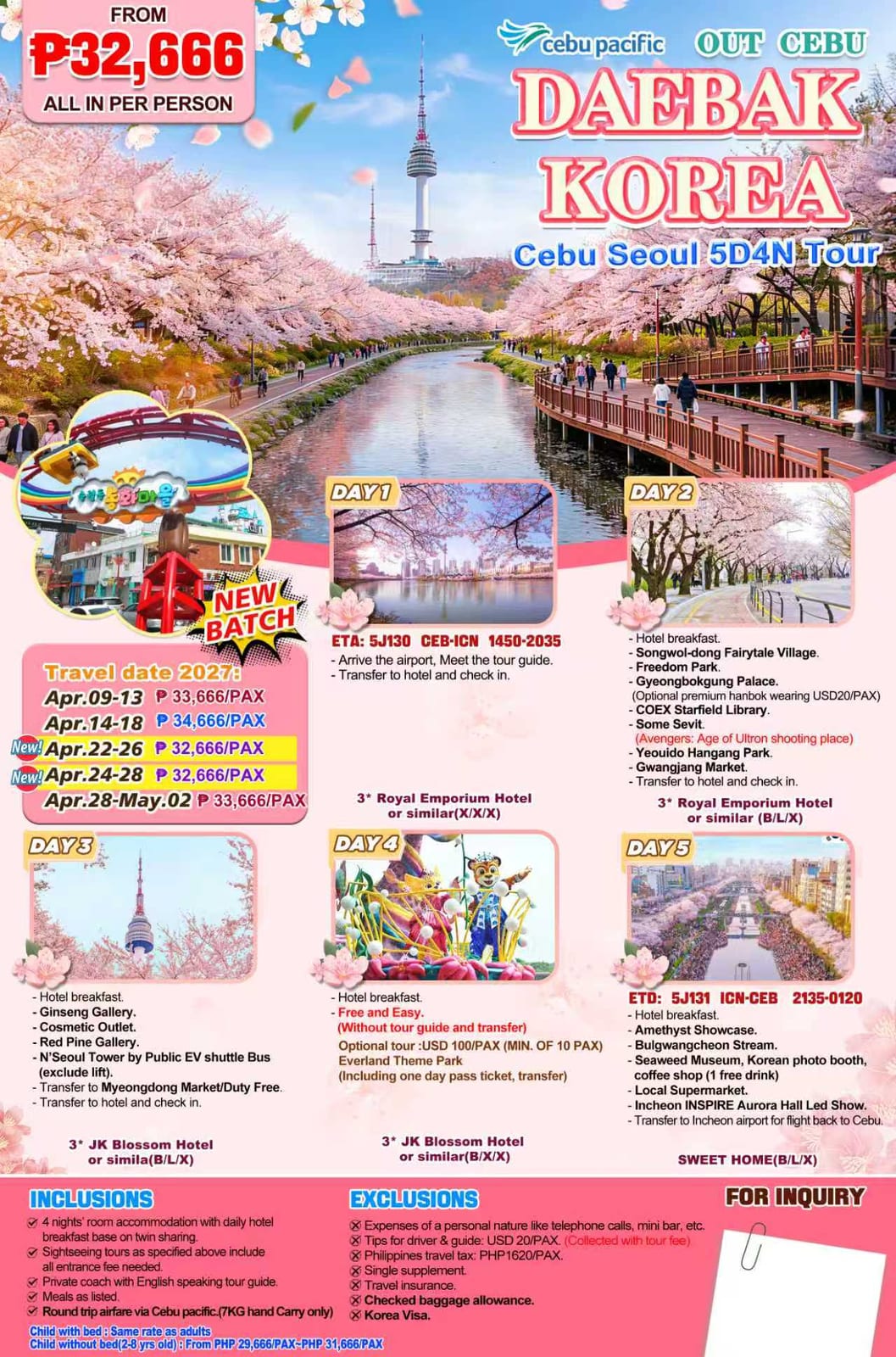 South Korea tour package — Uoskr | Claor Travel & Tours