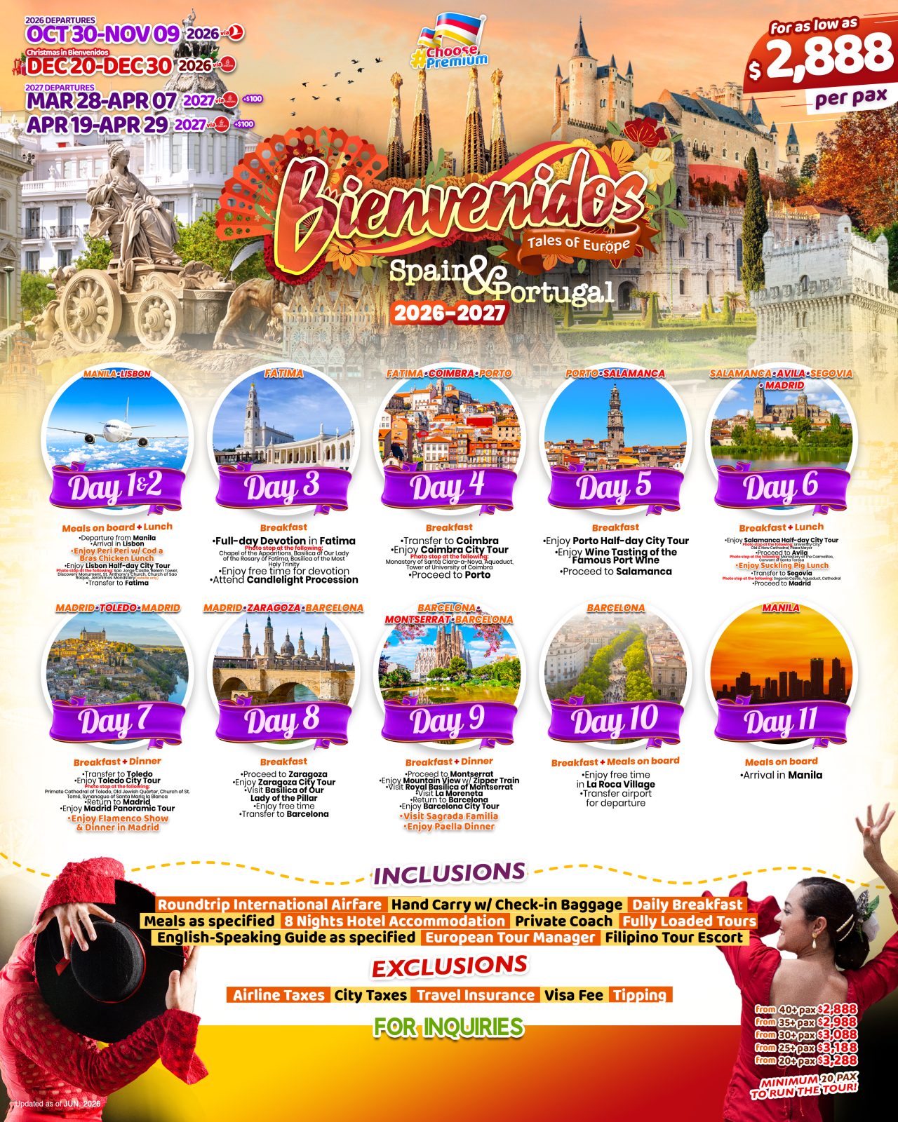 Spain and Portugal tour package 1 — Claor Travel