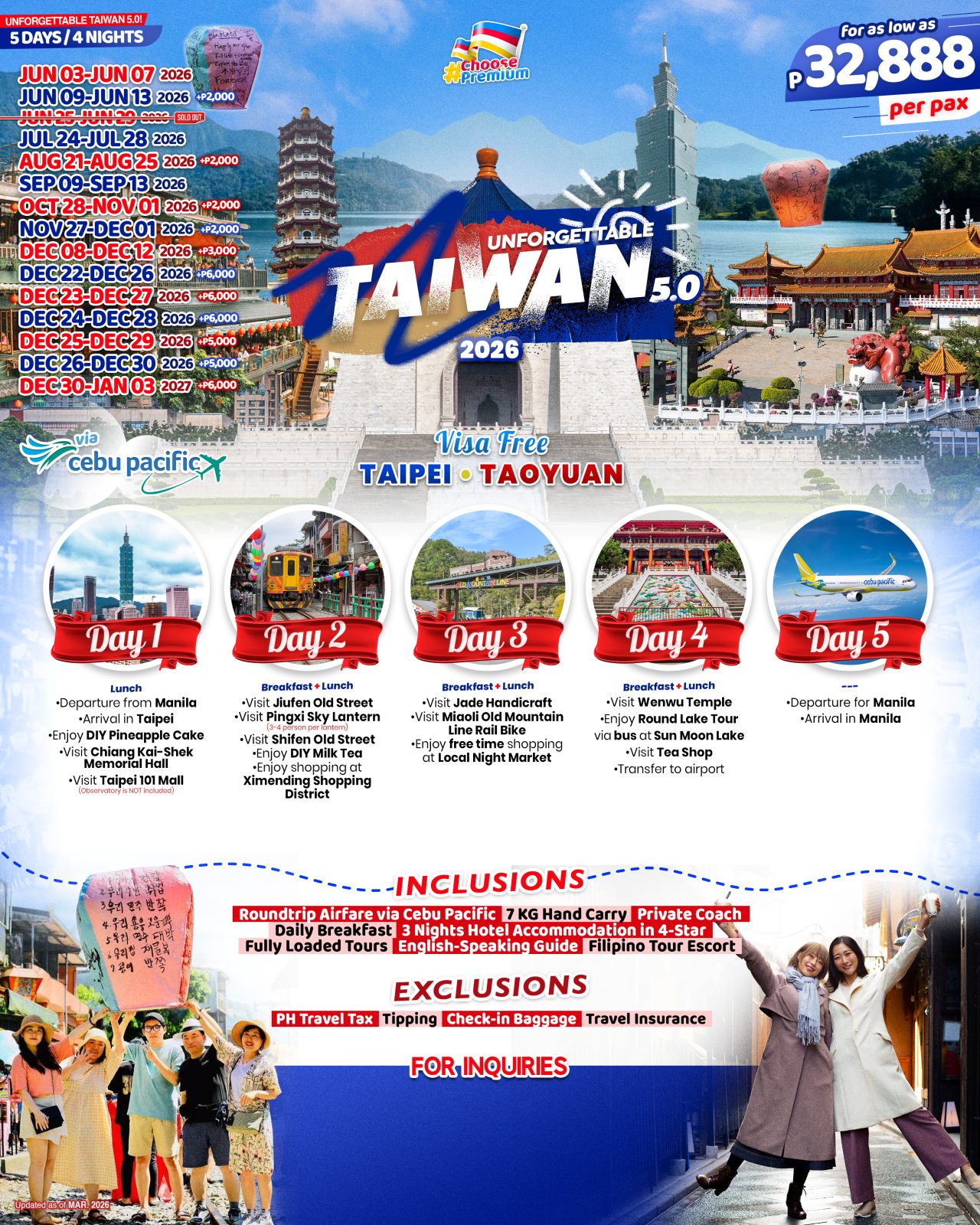 Taiwan tour package 1 — Claor Travel